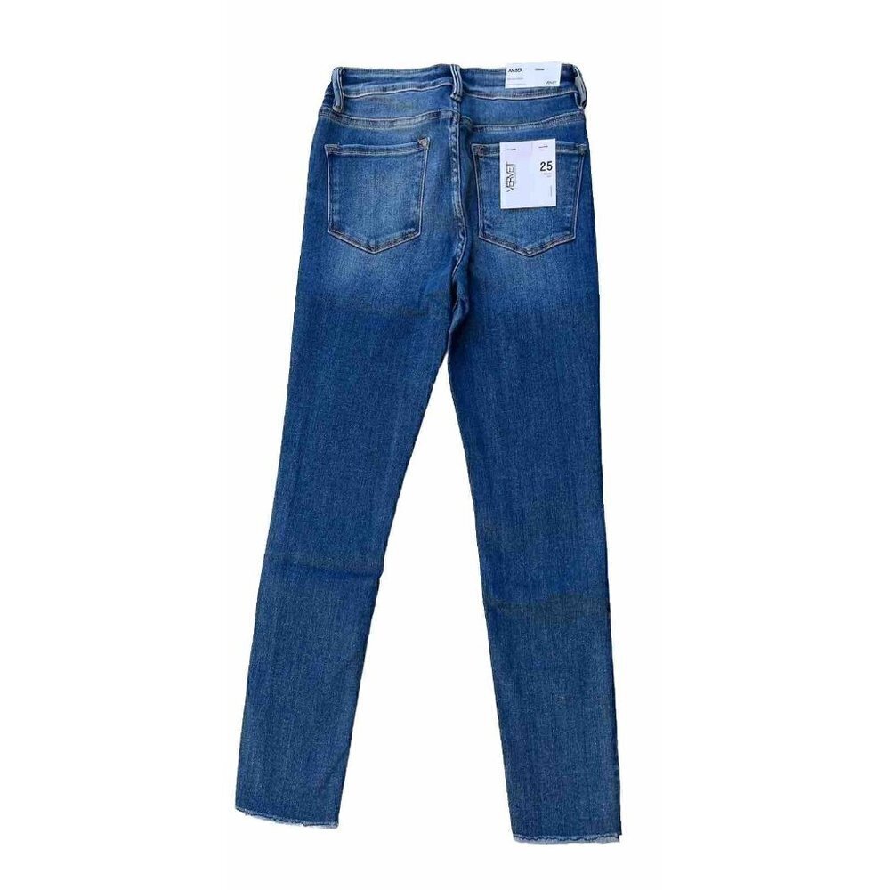 Vervet By Flying Monkey Amber Mid-Rise Skinny Jeans for Women - Size 25 - Picture 10 of 16